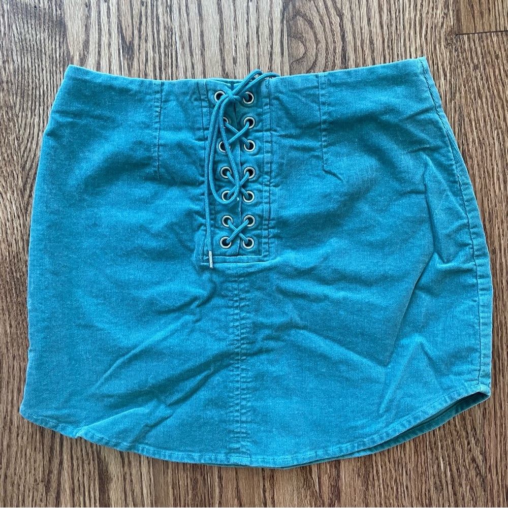 Forever 21 lace up skirt